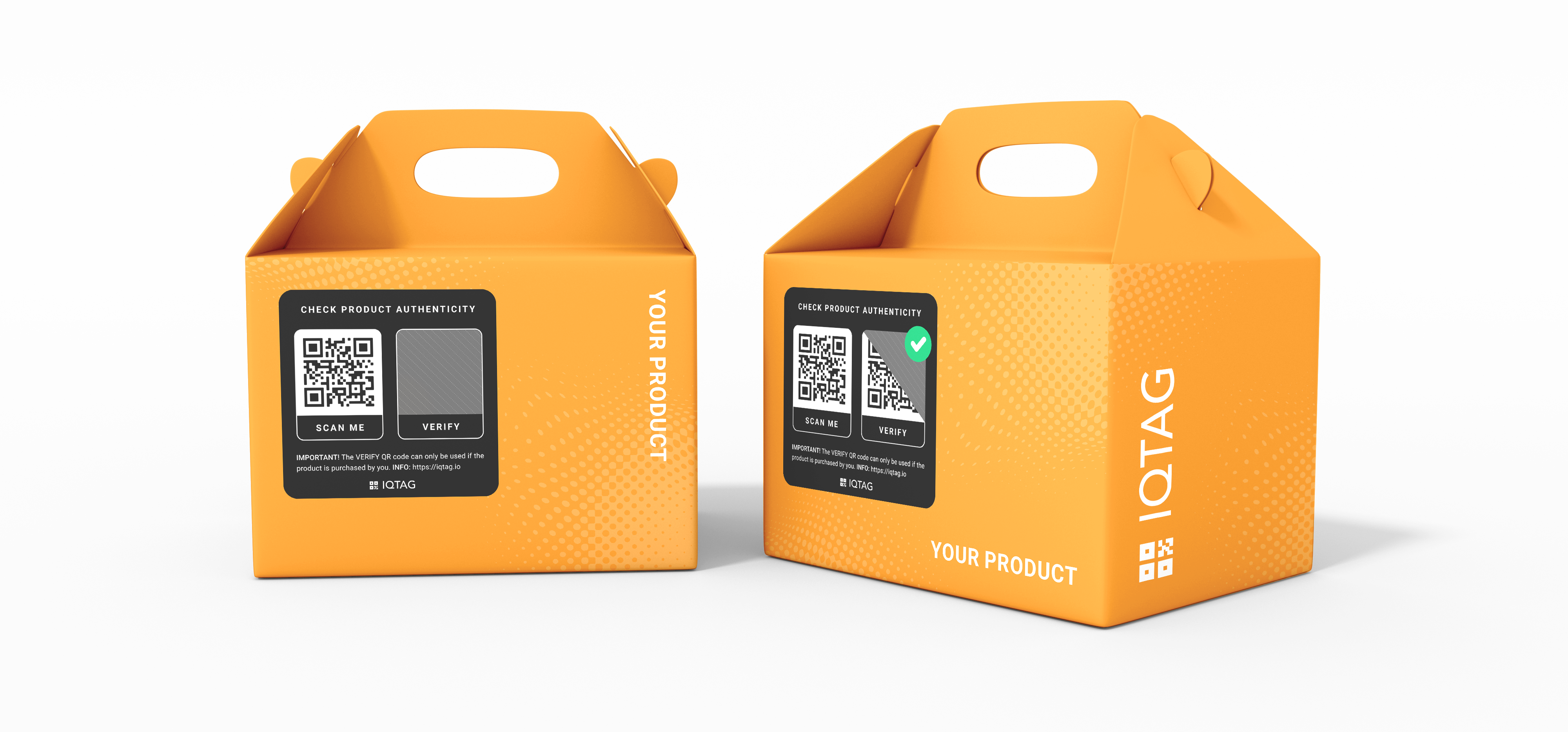IQTAG Orange Boxes